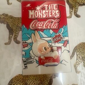 The Monsters Coca-cola Labubu figure - Little Snowman